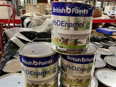 British Paints -H20 Enamel  - Semi Gloss White  - Water BaseQty of 3 @ 4 Litre Thumbnail