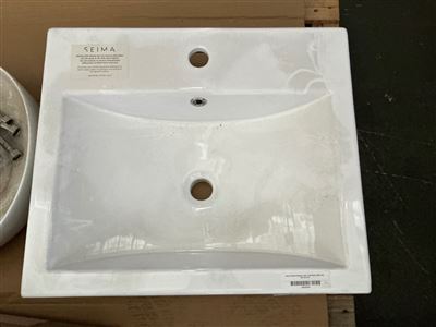 Seima KYRA 016 Basin, Inset 1T OF White, RRP $350 Thumbnail