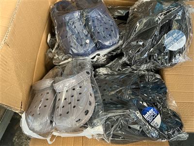 Clogs Fur Lined Mens- Carton of 24 Pair - Black,  Grey ,Blue Sizes 41- 45 Thumbnail