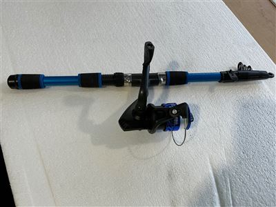 Telescopic Rod with Reel (Blue) Thumbnail