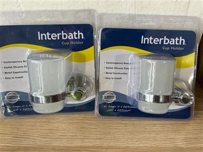 Bathroom Cup Holder - Quantity of 2 Thumbnail