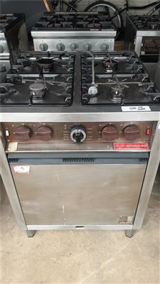 Stainless Steel Gas Oven - 4 Burner  Angelo Po 51TC ( Collect From Port Lincoln Campus) Thumbnail
