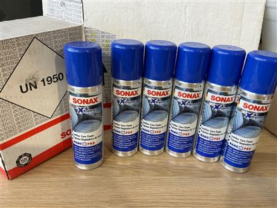 Sonax Leather Care Foam - Un 1950  -Quantity of 6 Spray Cans- 250 Ml Thumbnail