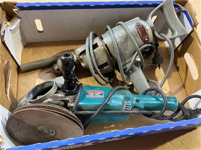 B&D Electric Angle Grinder and Sher HD Dril Thumbnail
