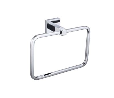 Chrome Towel Ring - Brass Construction Thumbnail
