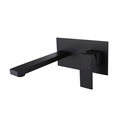 Matte Black Wall Mount Basin or Bathtub Mixer Set Thumbnail