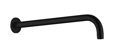 Matte Black Shower Arm Brass Construction Thumbnail