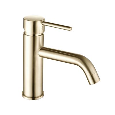 Brushed Gold Basin Mixer Tap Thumbnail