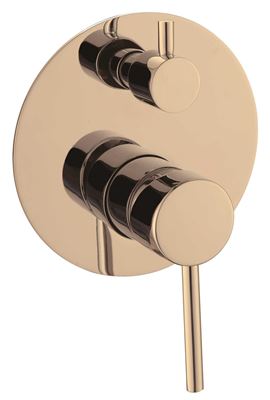 Brushed Gold Shower Mixer with Diverter Thumbnail