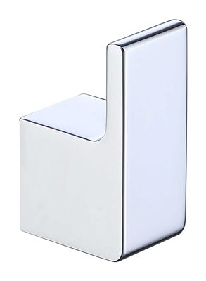 Chrome Single Robe Hook Brass Construction Thumbnail