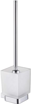 Chrome Toilet Brush Holder Brass Construction Thumbnail