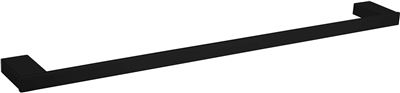 Matte Black 60cm Single Towel Rail Thumbnail