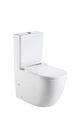 Domus Toilet Suite, Back to Wall, Modern Rimless Flush Design, Geberit Mechanism Thumbnail