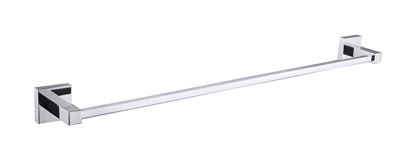 Chrome Towel Rail - Brass Construction Thumbnail