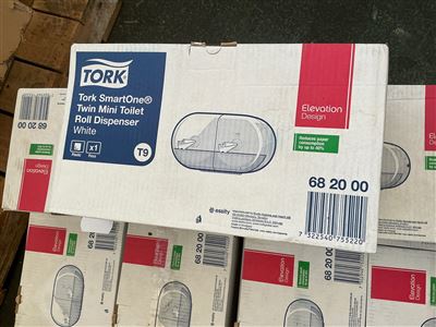 Tork Twin Roll - Mini Toilet Roll Dispenser - Quantity of  5 -  T 9 Thumbnail