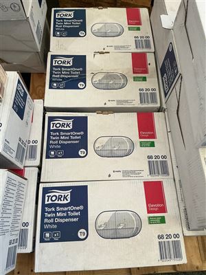 Tork Twin Roll - Mini Toilet Roll Dispenser - Quantity of  4 -  T 9 Thumbnail