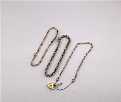 9ct Yellow Gold Bracelets (Lot of 3) Thumbnail