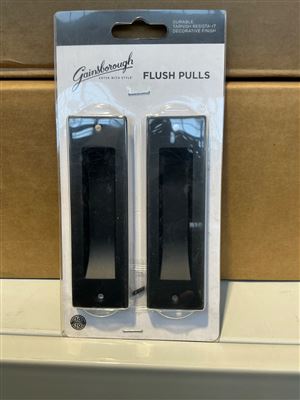 Matt Black Gainsborough Flush Pull Handle Pack, Sold Per Each Thumbnail