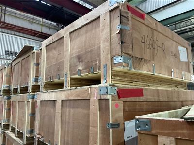 Timber Crate -Overall size approx 1300 x 1150 x 550 mm H, Sold Per Each Thumbnail