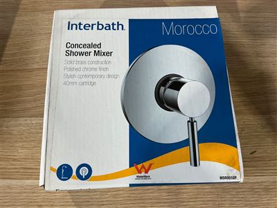 Concealed Shower Mixer Brass with Polished Chrome Finish- Sold Per Each Thumbnail