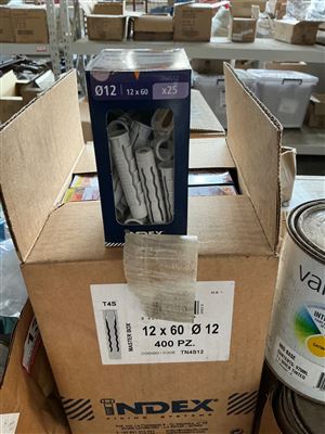 Carton of Wall Plugs - Carton of 400 Pces. 12 x 60 -(Sold Per Carton) Thumbnail