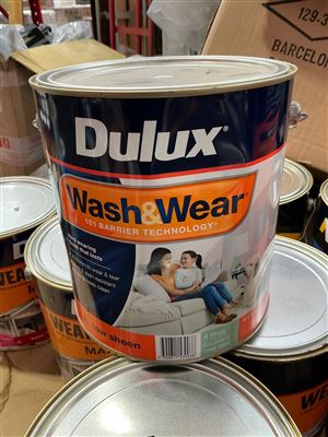 Dulux Wash & Wear-  Low Sheen - Deep Base  - 4 Litre - Thumbnail