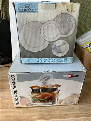 Convection Oven and 20 Piece Dinner Set Thumbnail