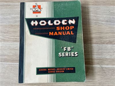 Holden FB Workshop Manual Thumbnail