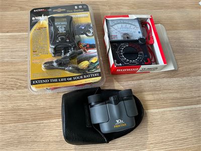 Mini Binoculars , Trickle Charger  and Multimeter Thumbnail
