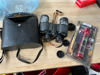Binoculars 12 x40 - and Solar Powered Torch Thumbnail