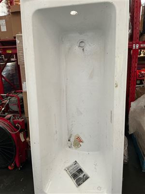 Bath -1650 mm Bath Tub - Fibreglass , Shop Soiled Thumbnail
