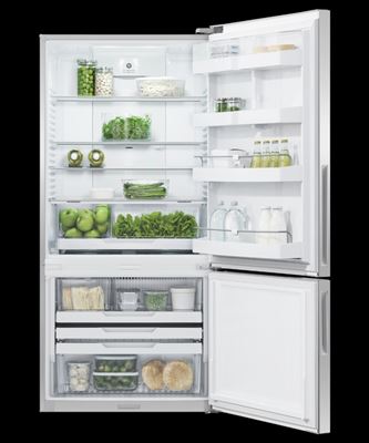 Fisher & Paykel Freestanding Refrigerator Freezer, 79cm, 494L, Model Number:RF522BRPX6 - RRP $2,399 - Serial No:Bkv795899 Thumbnail