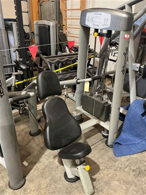 Synergy By Calgym Shoulder Press, Selectorised Weight Stack, Grey Frame Thumbnail