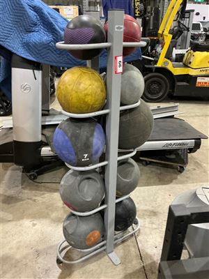Quantity of Medicine Balls with Vertical Storage Rack Thumbnail
