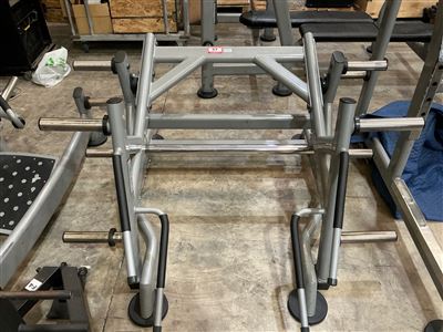 Plate-Loaded Standing Machine with Twin Lever Arms Thumbnail