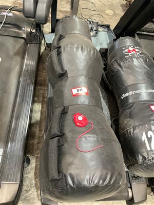 Black Vinyl Punch Bag with Carry Handles and Hanging Straps Thumbnail