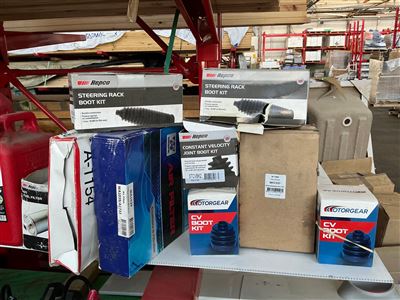 Air Filters CV Boots, Fuel Filter and Two Plastic Fuel Cans Thumbnail