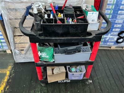 Plastic Tiered  Trolley- with Detailing / Cleaning Gear Thumbnail
