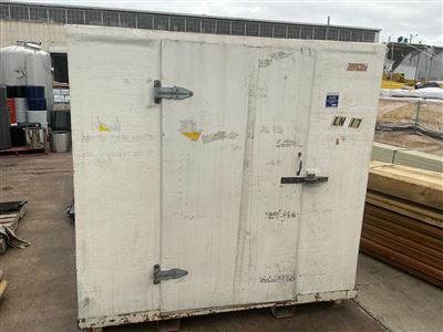 Portable Food Transport Container- Insulated- Forklift Base - 1900 mm wide x 1750 x 1900 mm high Thumbnail
