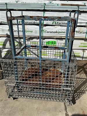 Collaspable Wire Stillage and Steel Crate with Lifting Lugs Thumbnail