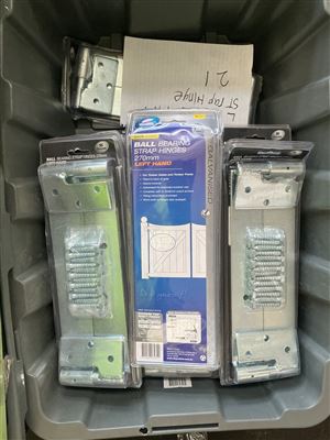 Galv. Gate Strap Hinges-Ball Bearing - Left  Hand Quantity of 21 @ 270 mm Thumbnail