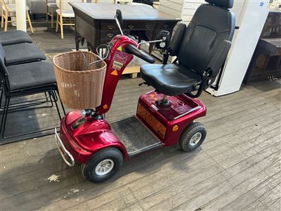 Shop Rider 4 Wheel Mobilty Scooter - with Charger, Shopping basket , Cover , New Batteries Recently Fitted - Thumbnail
