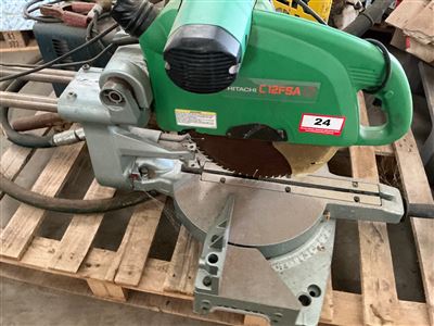 Hitachi Circular Slide Compound Mitre Saw 12 " Blade -- Model  12FSA -( Collect  Penfield Gardens ) Thumbnail