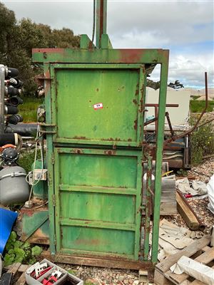 Baling Press - Cardboard Waste Compactor - Hydraulic Electric Powered  - ( From Penfield Gardens ) Thumbnail