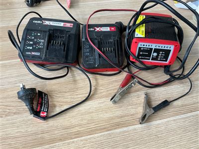 Ozito  18 V Battery Chargers x 2 and 12. Volt  Smart Charger Thumbnail