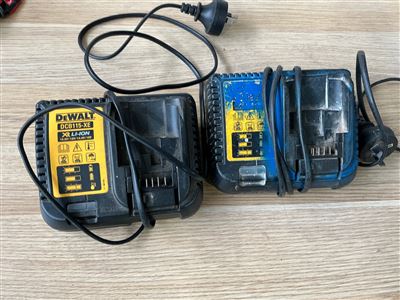 Dewalt 18 V Battery Chargers x 2 Thumbnail