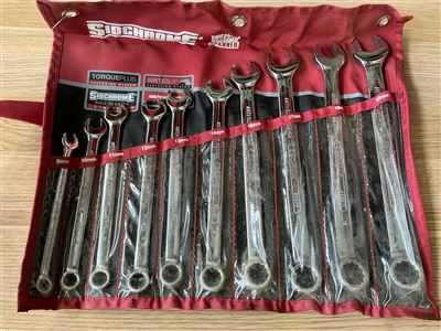 Sidchrome Spanner Set -10 PCE.-  8 mm to 19 mm Thumbnail