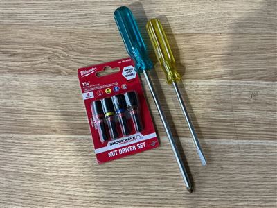 Nutdriver Set and 2 Screwdrivers Thumbnail