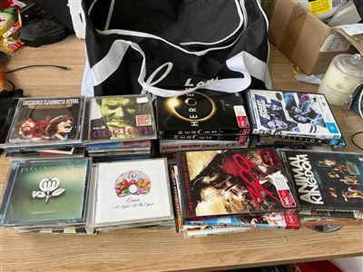 Coopers  Bag   with Quantity of Music CD’S and Approx Approx 20 DVD Movies Thumbnail