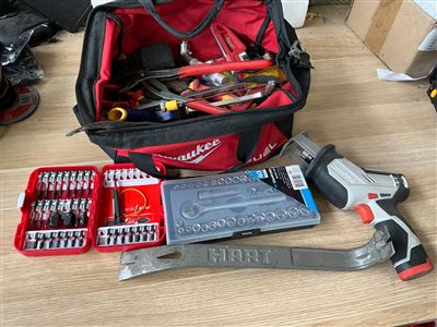 Milwaukee Tool Bag with Quantity of Tools Thumbnail